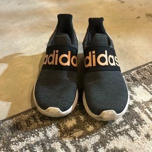 Laceless Adidas running sneakers